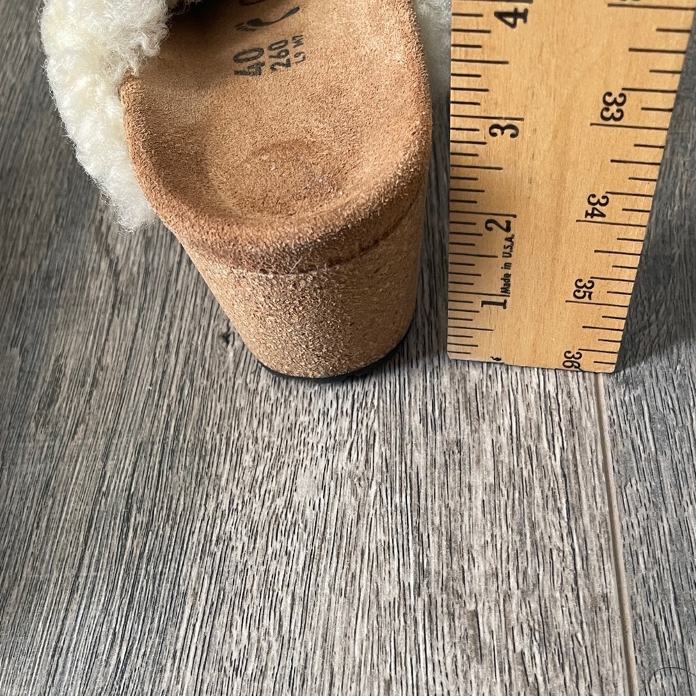Papillio Cream Shearling Slippers - Picture 8 of 9